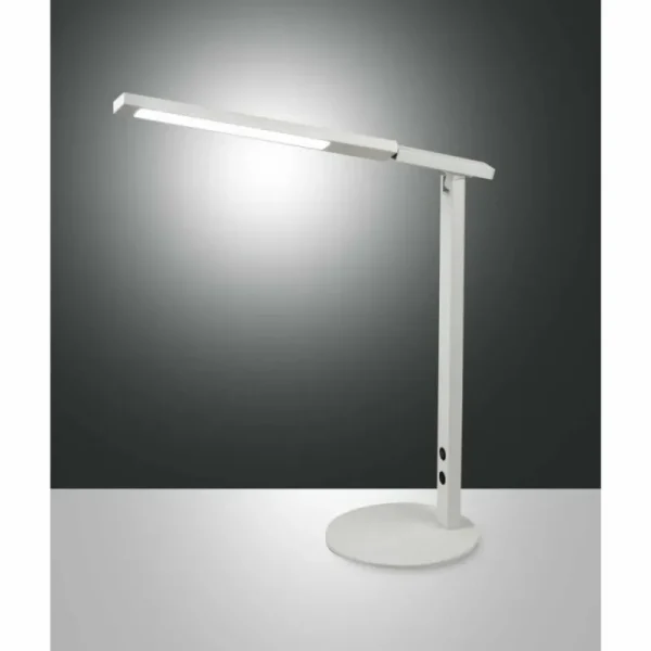 Luminaires Fabas Luce Lampe de table Fabas Luce Ideal LED Blanc, 1 lumière* Lampes En Verre