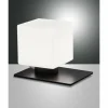 Luminaires Fabas Luce Lampe de table Fabas Luce Zara LED Noir, 1 lumière* Lampes En Verre