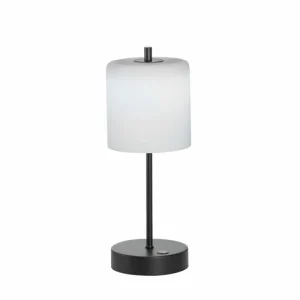 FHL easy Lampe de table Riva LED Noir, 1 lumière* Lampes En Verre