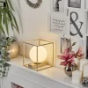 hofstein Lampe de table Finnseter Champagne, 1 lumière* Lampes En Verre
