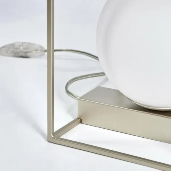 hofstein Lampe de table Finnseter Champagne, 1 lumière* Lampes En Verre