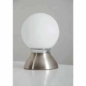 Luminaires Globo Lighting Lampe de table Globo Kitty Chrome, Nickel mat, 1 lumière* Lampes En Verre