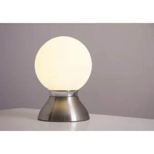 Luminaires Globo Lighting Lampe de table Globo Kitty Chrome, Nickel mat, 1 lumière* Lampes En Verre