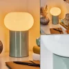 hofstein Lampe de table Godrie Bleu, 1 lumière* Lampes En Verre