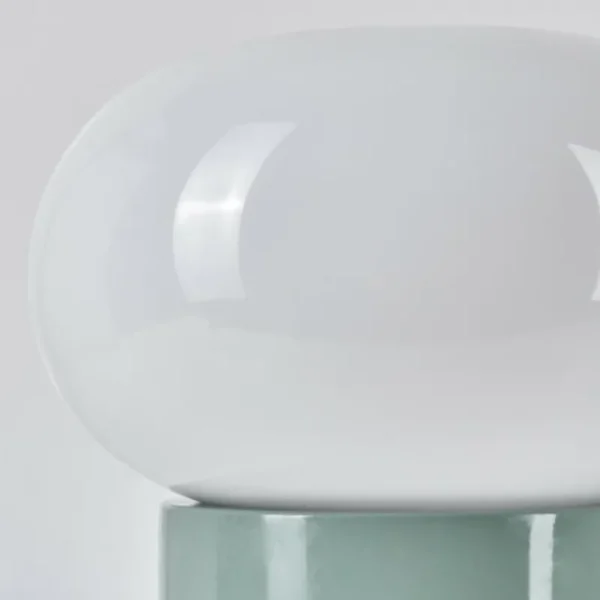 hofstein Lampe de table Godrie Bleu, 1 lumière* Lampes En Verre