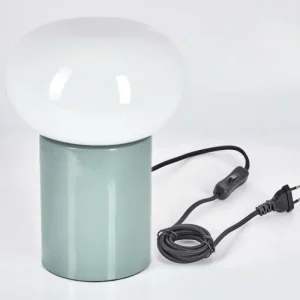 hofstein Lampe de table Godrie Bleu, 1 lumière* Lampes En Verre