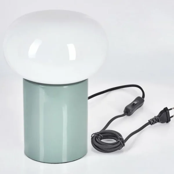 hofstein Lampe de table Godrie Bleu, 1 lumière* Lampes En Verre