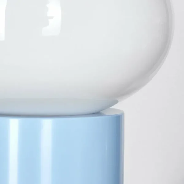 hofstein Lampe de table Godrie Bleu, 1 lumière* Lampes En Verre