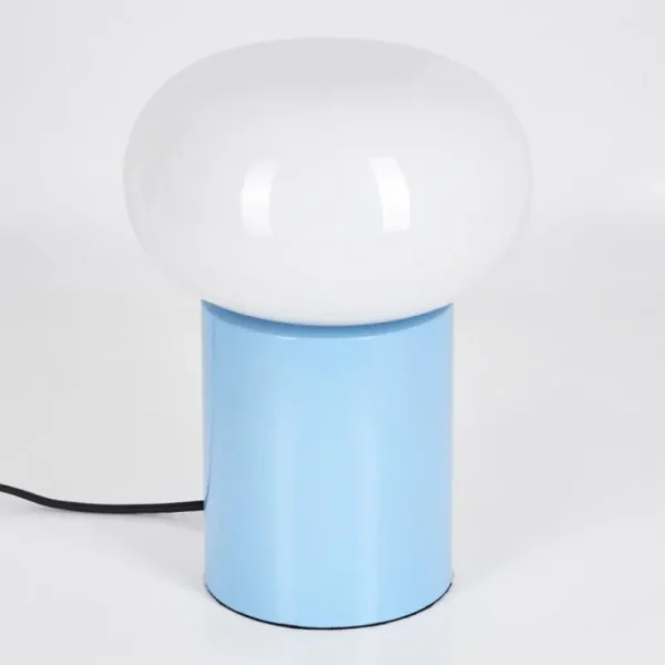 hofstein Lampe de table Godrie Bleu, 1 lumière* Lampes En Verre