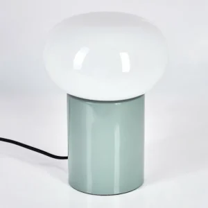 hofstein Lampe de table Godrie Bleu, 1 lumière* Lampes En Verre