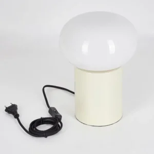 hofstein Lampe de table Godrie Crème, 1 lumière* Lampes En Verre