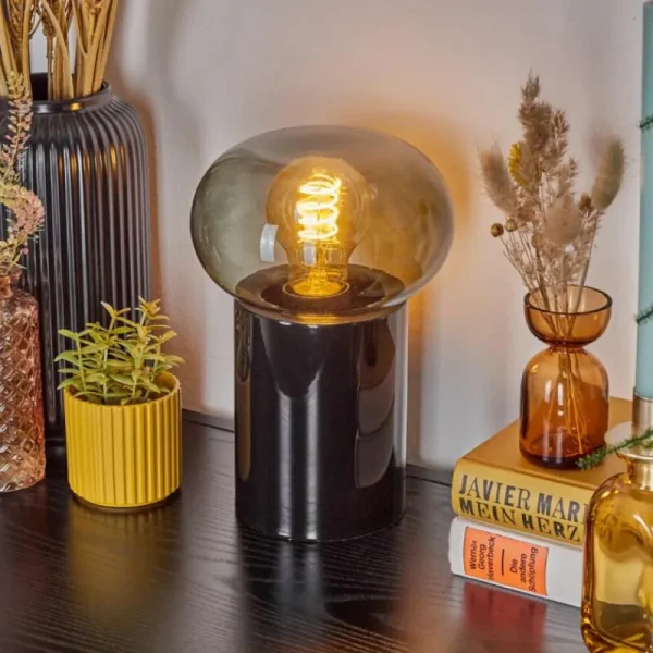 hofstein Lampe de table Godrie Noir, 1 lumière* Lampes Modernes