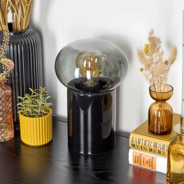 hofstein Lampe de table Godrie Noir, 1 lumière* Lampes Modernes