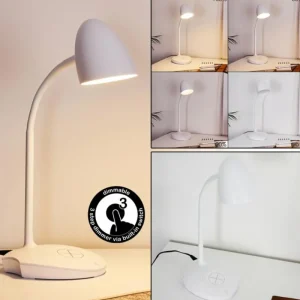 hofstein Lampe de table Grenoble LED Blanc, 1 lumière* Lampes Modernes