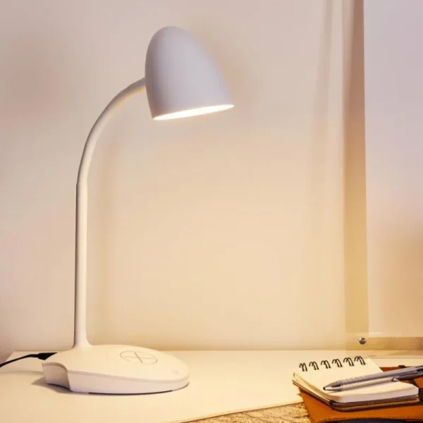 hofstein Lampe de table Grenoble LED Blanc, 1 lumière* Lampes Modernes