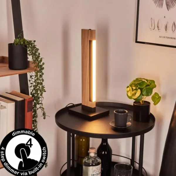 hofstein Lampe de table Inzino LED Écru, Noir, 1 lumière* Lampes Modernes