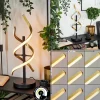 hofstein Lampe de table Khovet LED Noir, 1 lumière* Lampes Modernes