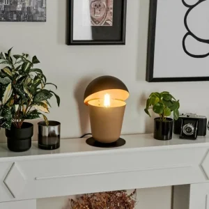 hofstein Lampe de table Khyong Beige, Noir, 1 lumière* Lampes Modernes