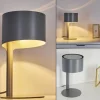 hofstein Lampe de table Launceston Gris, 1 lumière* Lampes Modernes