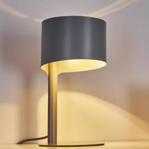 hofstein Lampe de table Launceston Gris, 1 lumière* Lampes Modernes