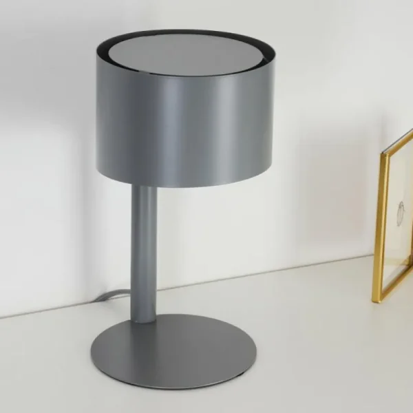 hofstein Lampe de table Launceston Gris, 1 lumière* Lampes Modernes