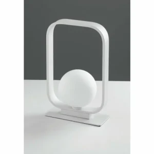 Luce Design Lampe de table Luce-Design Roxy Blanc, 1 lumière* Lampes En Verre