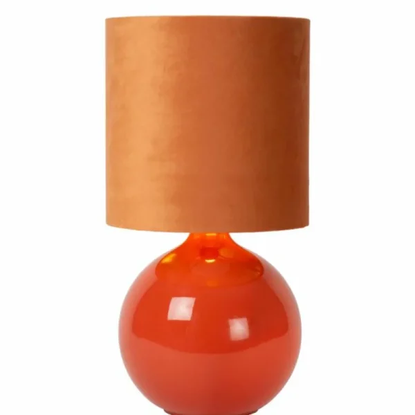 Luminaires Lucide Lampe de table Lucide ESTERAD Orange, 1 lumière* Lampes En Verre