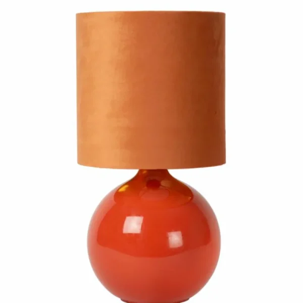 Luminaires Lucide Lampe de table Lucide ESTERAD Orange, 1 lumière* Lampes En Verre