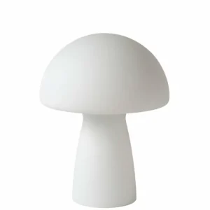 Luminaires Lucide Lampe de table Lucide FUNGO Blanc, 1 lumière* Lampes En Verre