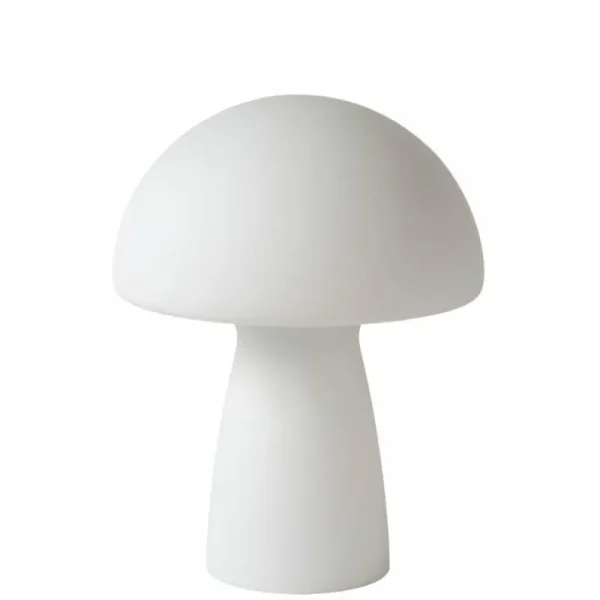 Luminaires Lucide Lampe de table Lucide FUNGO Blanc, 1 lumière* Lampes En Verre