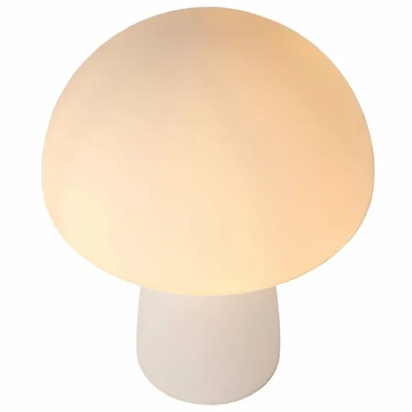 Luminaires Lucide Lampe de table Lucide FUNGO Blanc, 1 lumière* Lampes En Verre