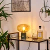 hofstein Lampe de table Maoro Vert, Laiton, 1 lumière* Lampes En Verre