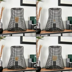 hofstein Lampe de table Oravi Noir, 1 lumière* Lampes Modernes