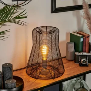 hofstein Lampe de table Oravi Noir, 1 lumière* Lampes Modernes