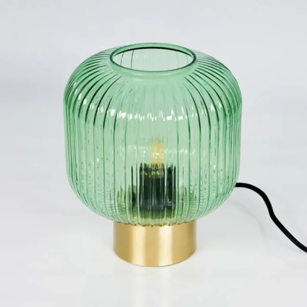 hofstein Lampe de table Paeni Or, 1 lumière* Lampes En Verre