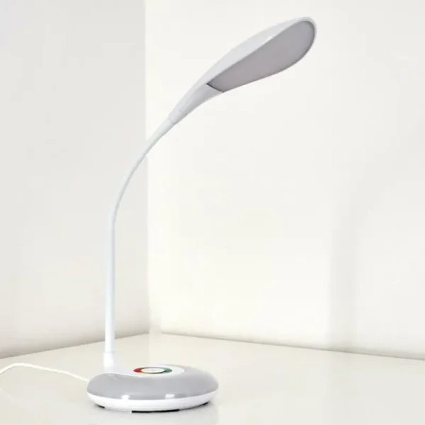 hofstein Lampe de table Paphos LED Blanc, 1 lumière, Changeur de couleurs* Lampes Modernes