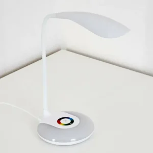 hofstein Lampe de table Paphos LED Blanc, 1 lumière, Changeur de couleurs* Lampes Modernes