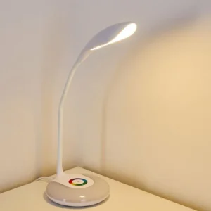 hofstein Lampe de table Paphos LED Blanc, 1 lumière, Changeur de couleurs* Lampes Modernes