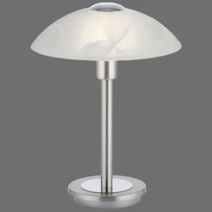 Luminaires Paul Neuhaus Lampe de table Paul Neuhaus ENOVA LED Argenté, 1 lumière* Lampes En Verre