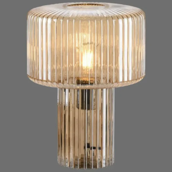 Luminaires Paul Neuhaus Lampe de table Paul Neuhaus FUNGUS Ambre, 1 lumière* Lampes En Verre