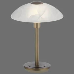 Luminaires Paul Neuhaus Lampe de table Paul Neuhaus ENOVA LED Vieux laiton, 1 lumière* Lampes En Verre