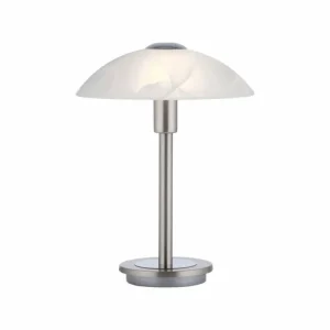 Luminaires Paul Neuhaus Lampe de table Paul Neuhaus ENOVA LED Argenté, 1 lumière* Lampes En Verre