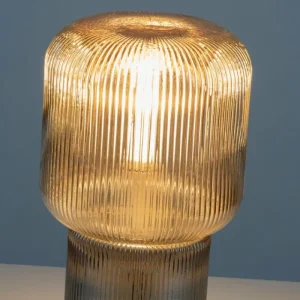 Luminaires Paul Neuhaus Lampe de table Paul Neuhaus MASHI Ambre, 1 lumière* Lampes En Verre