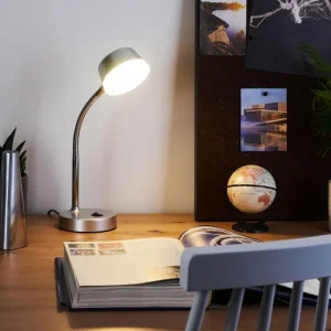 hofstein Lampe de table Pineda LED Chrome, 1 lumière* Lampes Modernes