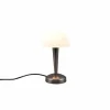 Luminaires Reality Lampe de table Reality CANARIA LED Chrome, Noir, 1 lumière* Lampes En Verre