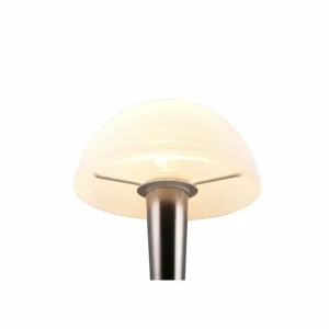 Luminaires Reality Lampe de table Reality CANARIA LED Chrome, Noir, 1 lumière* Lampes En Verre