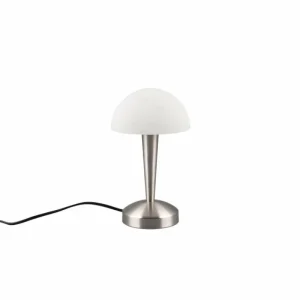 Luminaires Reality Lampe de table Reality CANARIA LED Nickel mat, 1 lumière* Lampes En Verre