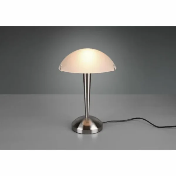 Luminaires Reality Lampe de table Reality Pilz 2 Nickel mat, 1 lumière* Lampes En Verre