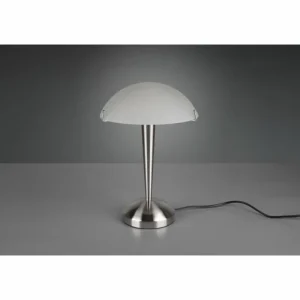 Luminaires Reality Lampe de table Reality Pilz 2 Nickel mat, 1 lumière* Lampes En Verre