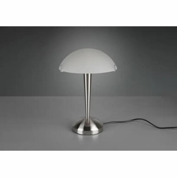 Luminaires Reality Lampe de table Reality Pilz 2 Nickel mat, 1 lumière* Lampes En Verre